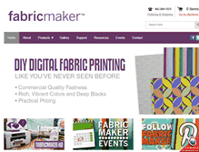 Tablet Screenshot of fabricmaker.com